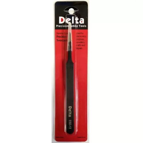 Delta Stainless Steel Fine Point Tweezers