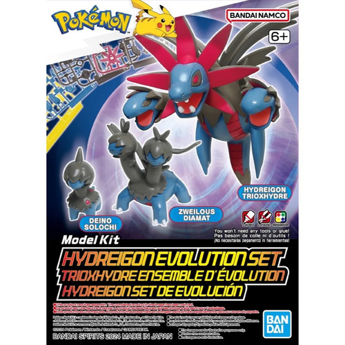 Pokémon Model Kit Hydreigon Evolution Set