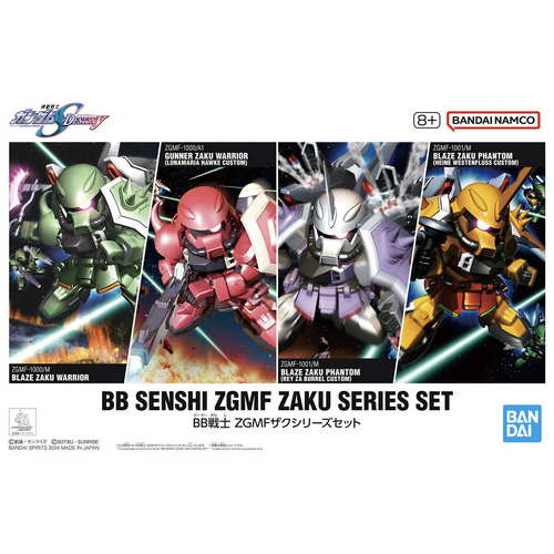 BB Senshi ZGMF Zaku Series Set