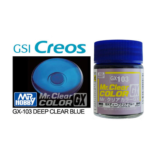 Mr Clear Color GX Deep Clear Blue