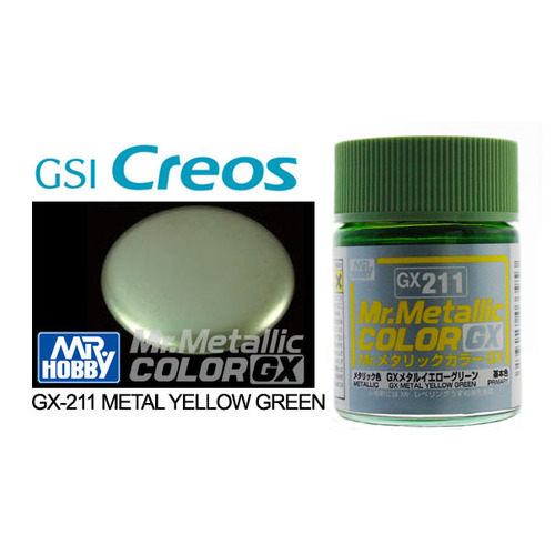 Mr Metallic Color GX Metal Yellow Green