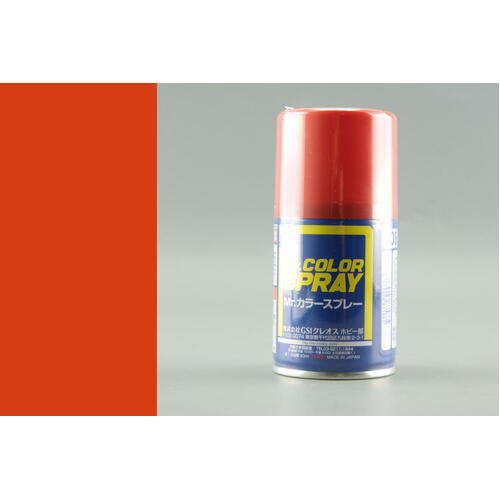 Mr Color Spray Semi Gloss Character Red