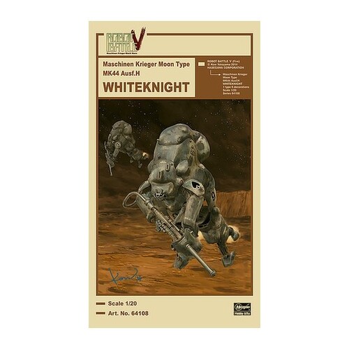 1/20 Hasegawa Ma.K Robot Battle V Maschinen Krieger MK44H Whiteknight