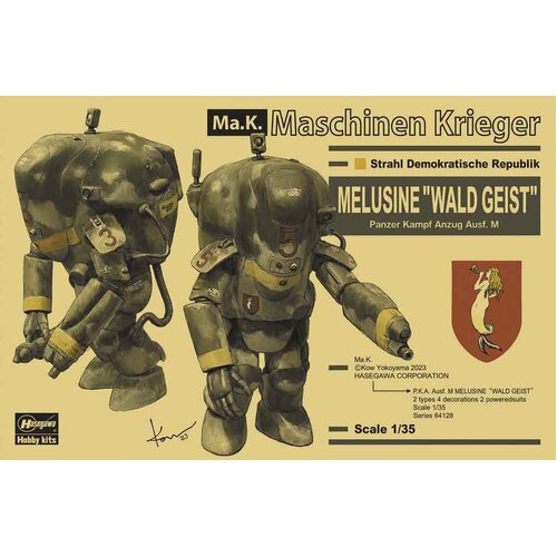 Hasegawa Scale 1/35 Ma.K. Maschinen Krieger Melusine Wald Geist