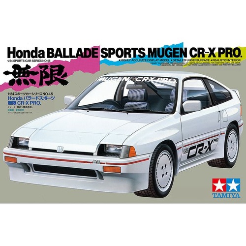 Tamiya 1/24 Honda Ballade Sports Mugen CR-X PRO