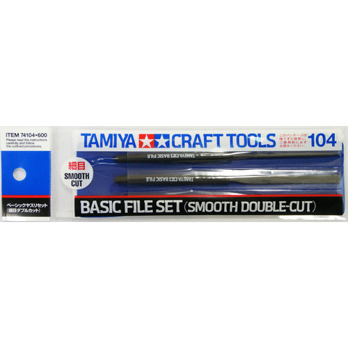 Tamiya Craft Tools - Basic File Set Smooth Dbl Cut