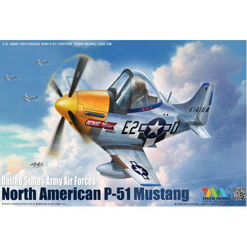 Tiger Model Cute Fighter P-51 Mustang